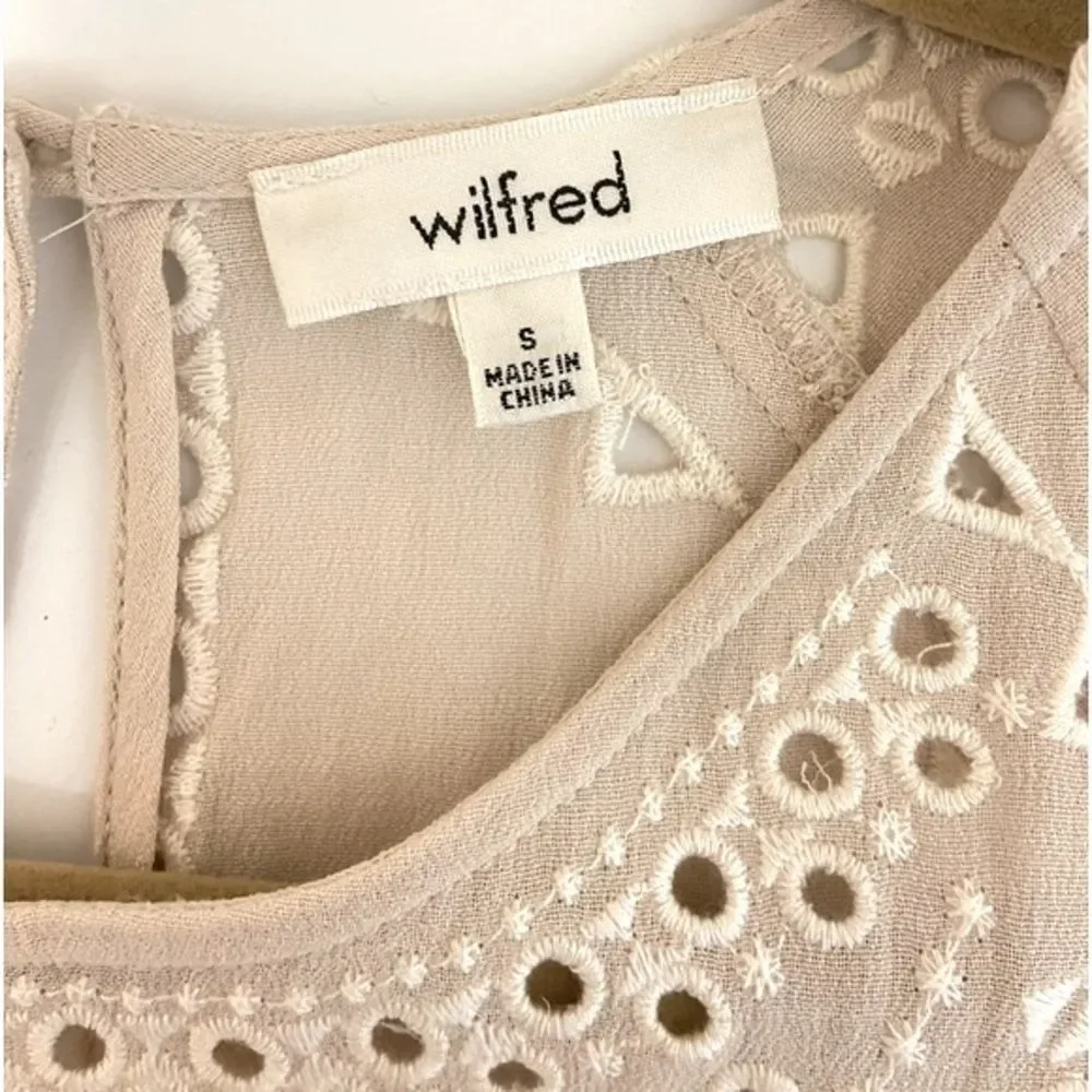 Aritzia Wilfred - Eyelet Loisel Tunic Dress - size S - Picture 5 of 9